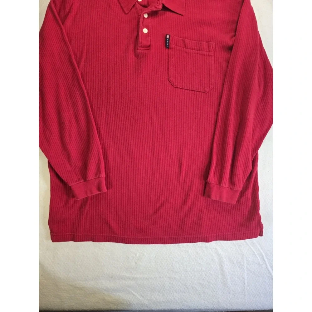 Vintage Chaps Ralph Lauren Polo Shirt Men's Size XXL Long Sleeve Cotton Rugby